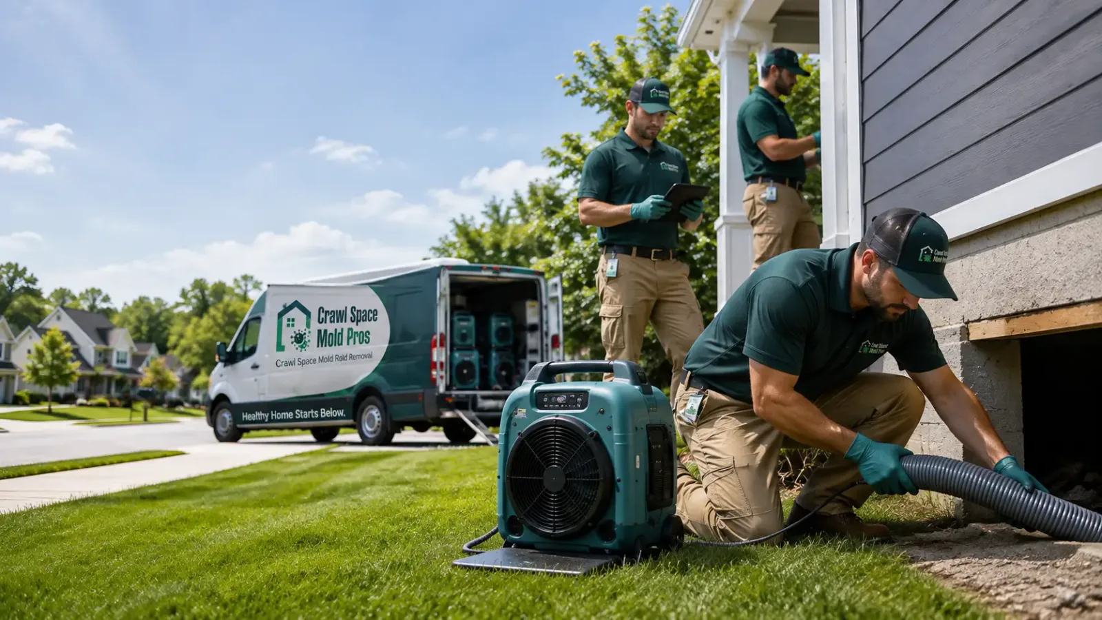 Crawl Space Mold Removal in Fairview, KS